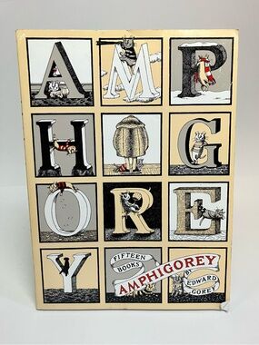 Edward Gorey Fifteen Books Amphigorey Book 1980 Macabre Gothic Dark Art